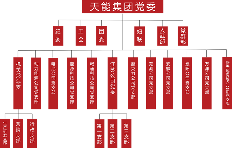乐天堂fun88建团党委组织架构